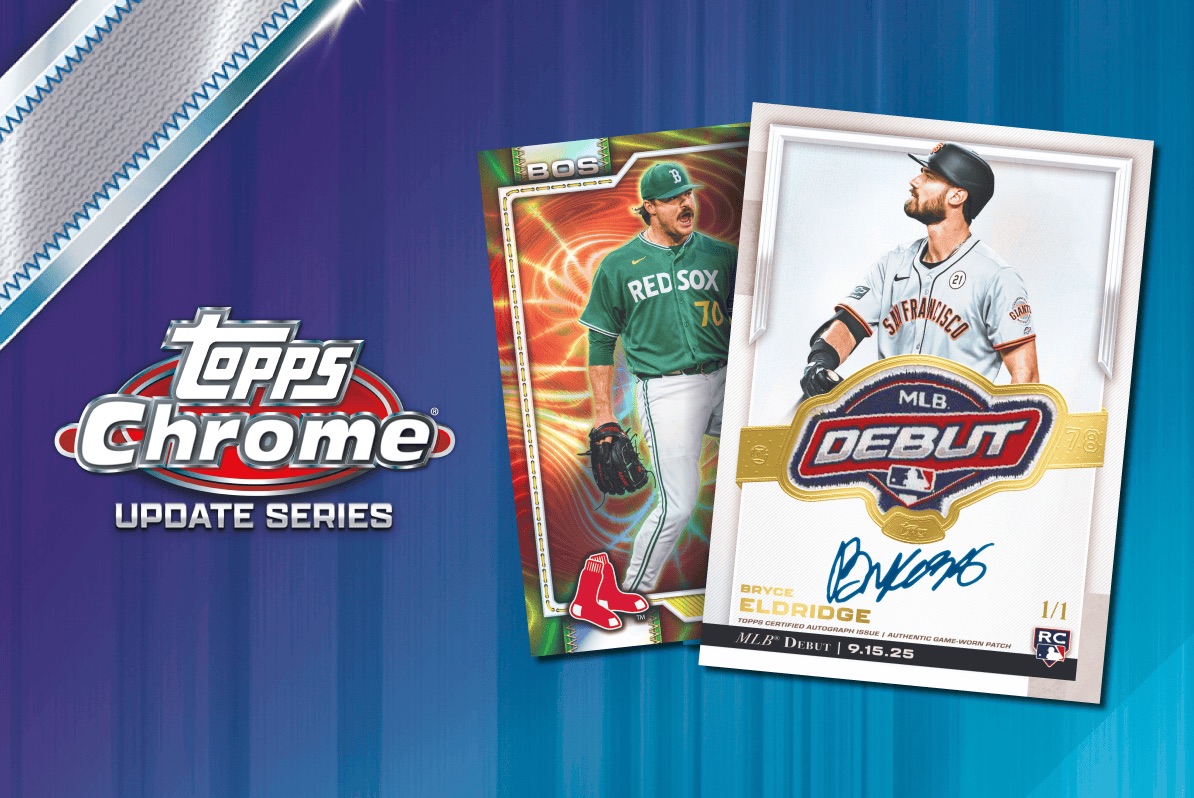 2026 Topps Chrome Update Series Baseball First Day Issue product image